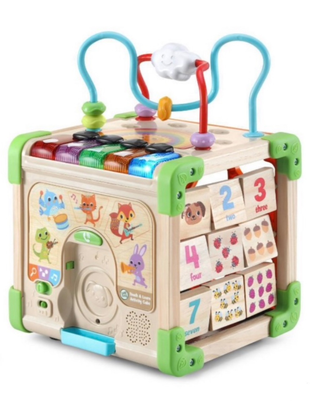 Touch & Learn Wooden Activity Cube